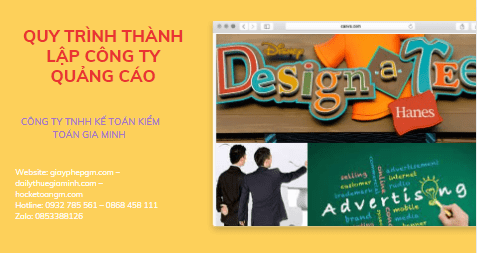 Quy trình thành lập công ty quảng cáo 5 Quy trình thành lập công ty quảng cáo