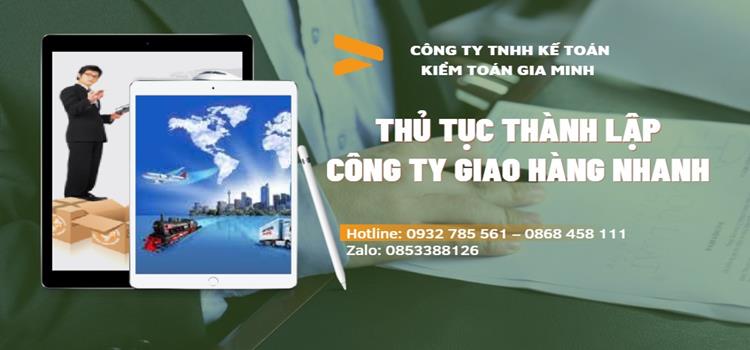 Thành lập công ty giao hàng nhanh 