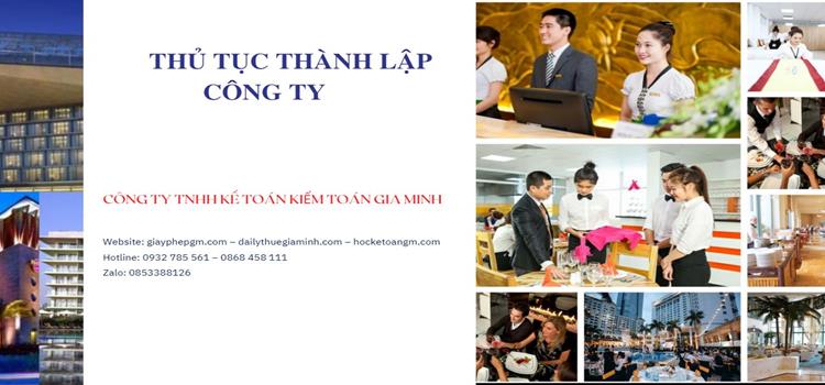 Thành lập công ty kinh doanh nhà hàng năm 2021 Bắc Giang