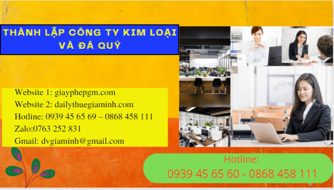 Hướng dẫn thành lập công ty vốn đầu tư nước ngoài phân phối đá và kim loại quý 6 Thành lập công ty phân phối kim loại và đá quý vốn nước ngoài