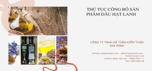 THỦ TỤC CÔNG BỐ SẢN PHẨM DẦU HẠT LANH 16 Thủ tục công bố sản phẩm dầu hạt lanh