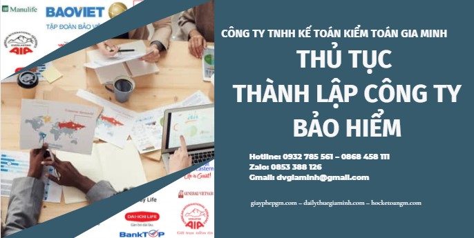 THỦ TỤC THÀNH LẬP CÔNG TY BẢO HIỂM 4 Thủ tục thành lập công ty bảo hiểm