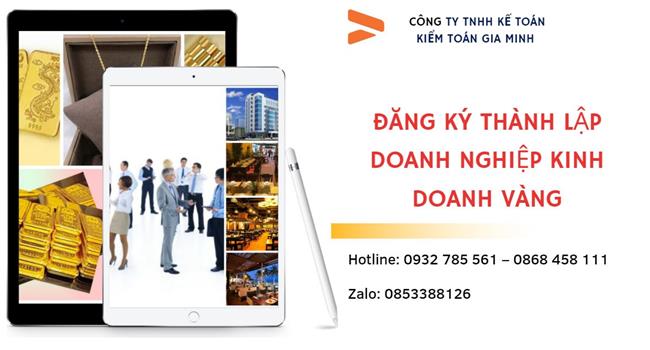 Thủ tục thành lập công ty vàng bạc tại Quận Ba Đình   
