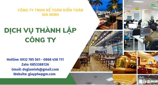Thủ tục thành lập công ty vàng bạc tại Quận Hà Đông  