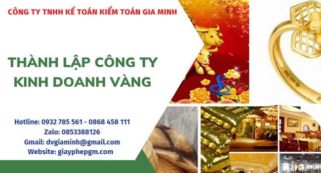 THÀNH LẬP CÔNG TY VÀNG BẠC TẠI QUẬN HOÀNG MAI