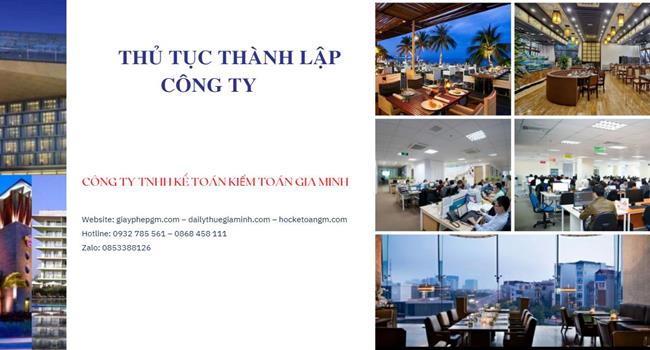 Thủ tục thành lập công ty vàng bạc tại TP Hà Nội  