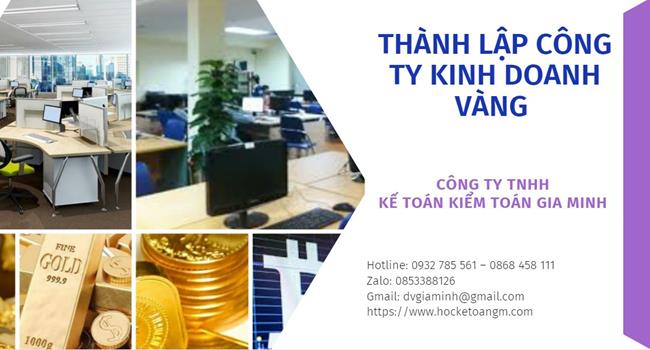 Thủ tục TLCT vàng bạc tại TP Hồ Chí Minh 