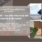 XIN CẤP MỚI – GIA HẠN VISA Ở HÀ NỘI CHO NGƯỜI NƯỚC NGOÀI 6 Thủ tục cấp mới – gia hạn visa ở Hà Nội cho người nước ngoài