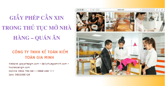 Giấy phép cần xin trong thủ tục mở nhà hàng – quán ăn 4 Xin giấy phép vệ sinh an toàn thực phẩm nhà hàng – quán ăn