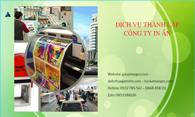 Điều kiện thành lập công ty in ấn tại Huyện Tiên Lữ 