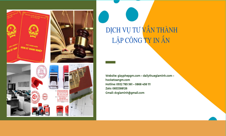 Điều kiện thành lập công ty in ấn tại Huyện Bình Lục