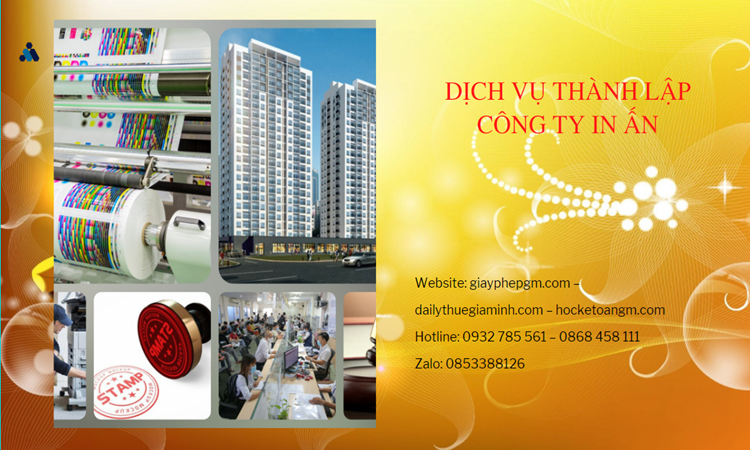 Điều kiện thành lập công ty in ấn tại Thành phố Phủ Lý