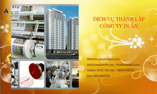 Điều kiện thành lập công ty in ấn tại Thị xã Duy Tiên