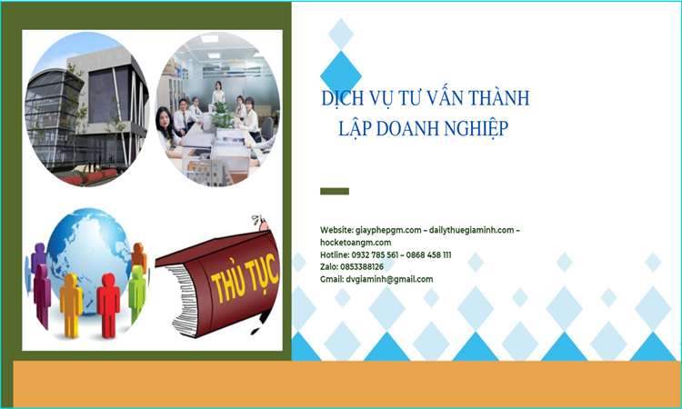 DỊCH VỤ TƯ VẤN THÀNH LẬP DOANH NGHIỆP Ở BÀ RỊA VŨNG TÀU