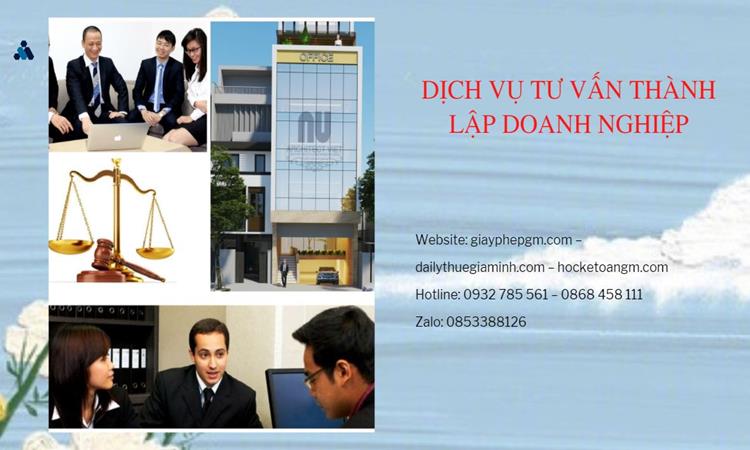 Tư vấn thành lập doanh nghiệp ở Huyện Cờ Đỏ