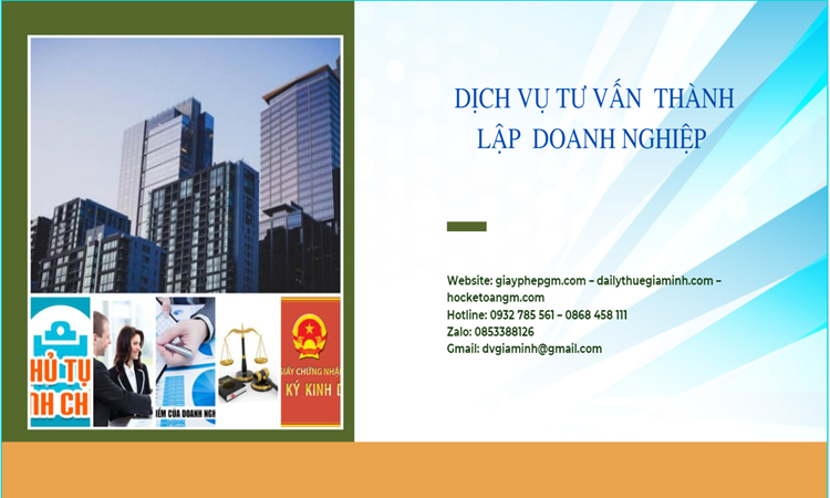 Tư vấn thành lập doanh nghiệp ở Quận 1 