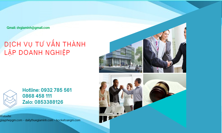 Tư vấn thành lập doanh nghiệp ở Thành Phố Hồ Chí Minh