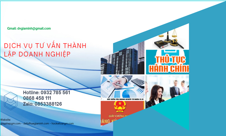 Tư vấn thành lập doanh nghiệp ở Thị Xã Duy Tiên