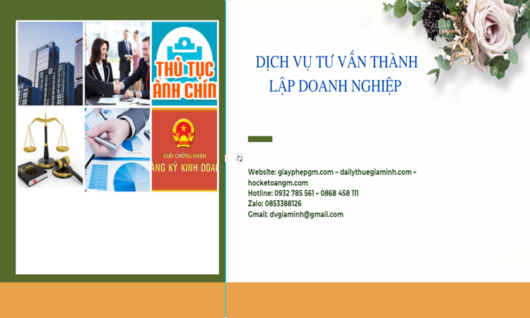 Tư vấn thành lập doanh nghiệp ở Trà Vinh