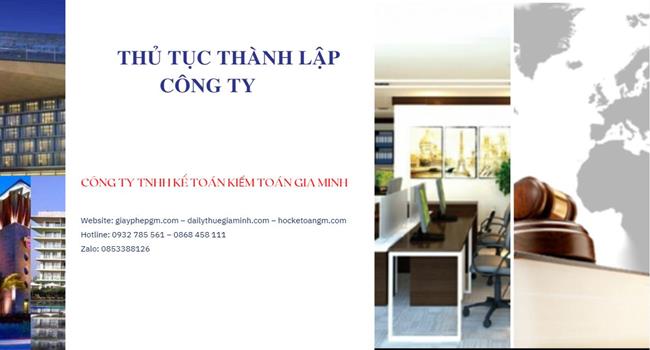 Thủ tục thành lập công ty vàng bạc tại Hòa Bình