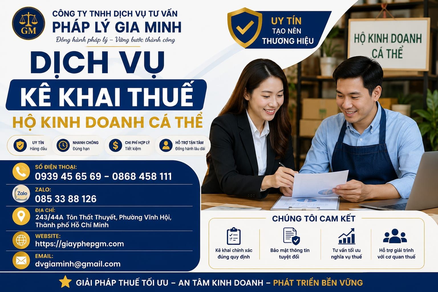Dịch vụ kê khai thuế hộ kinh doanh cá thể uy tín