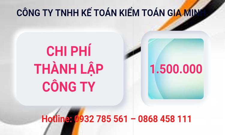 Bảng giá thành lập công ty cổ phần tại Bắc Ninh