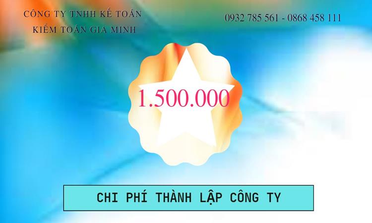 Bảng giá thành lập công ty cổ phần tại Hà Nội