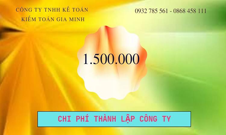Bảng giá thành lập công ty cổ phần tại Hải Phòng