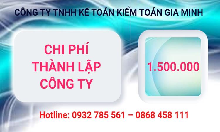 Bảng giá thành lập công ty cổ phần tại Huyện Bình Lục