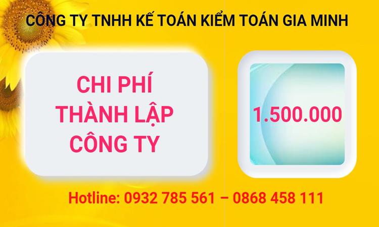 Bảng giá thành lập công ty cổ phần tại Huyện Vĩnh Thạnh