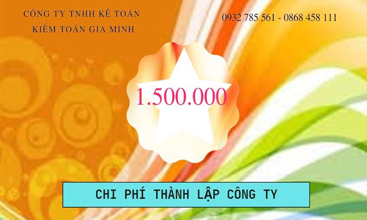 Bảng giá thành lập công ty cổ phần tại Long An