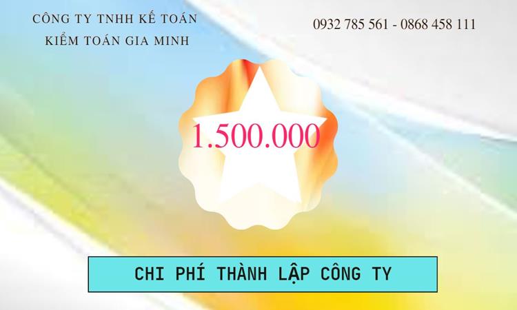 Bảng giá thành lập công ty cổ phần tại Nam Định