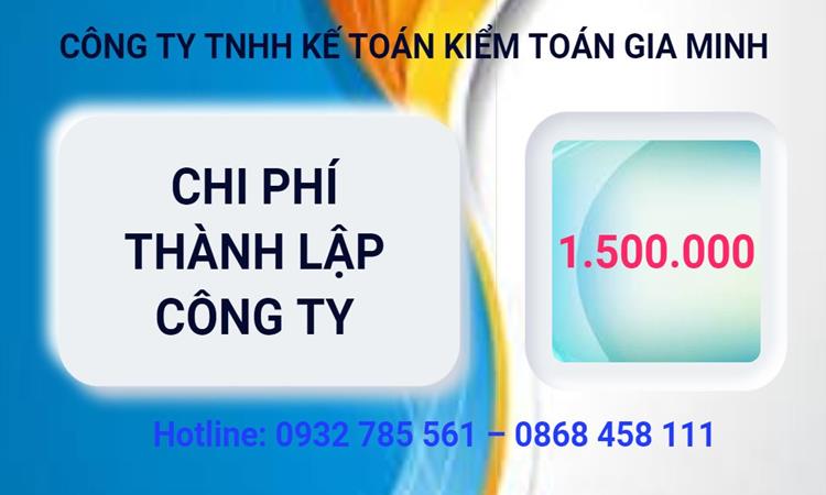 Bảng giá thành lập công ty cổ phần tại Ninh Thuận