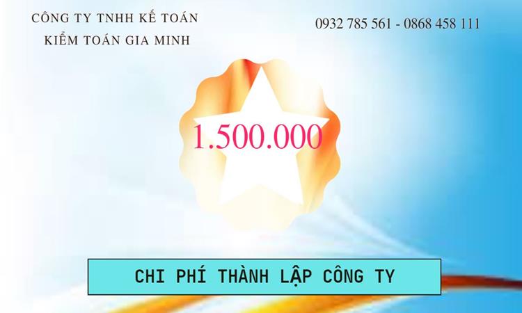 Bảng giá thành lập công ty cổ phần tại Quận 1