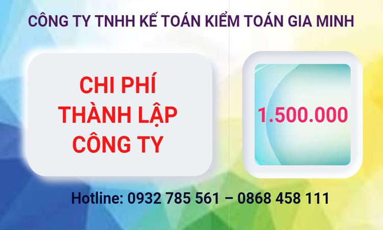 Bảng giá thành lập công ty cổ phần tại Quận 11
