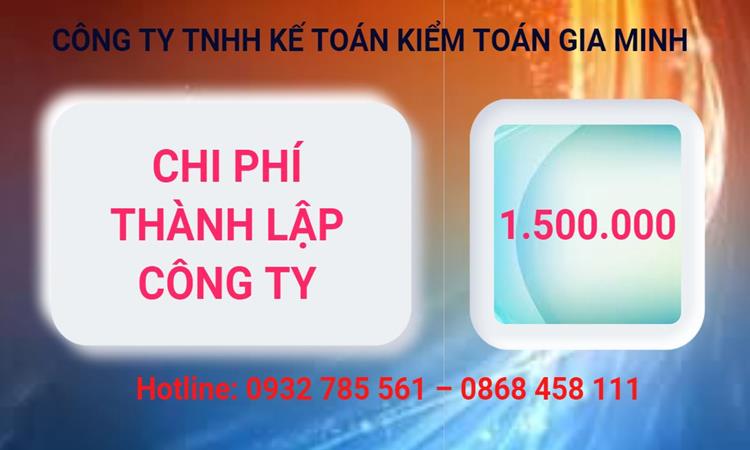 Bảng giá thành lập công ty cổ phần tại Quận 12