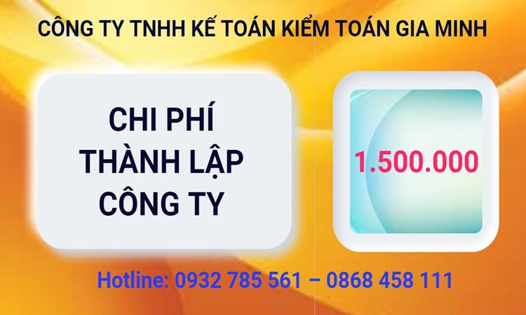 Bảng giá thành lập công ty cổ phần tại Quận 2