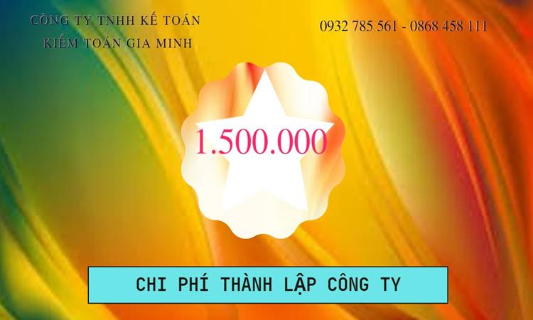 Bảng giá thành lập công ty cổ phần tại Quận 5