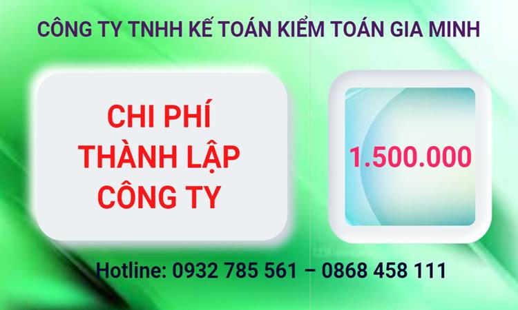 Bảng giá thành lập công ty cổ phần tại Quận Tây Hồ