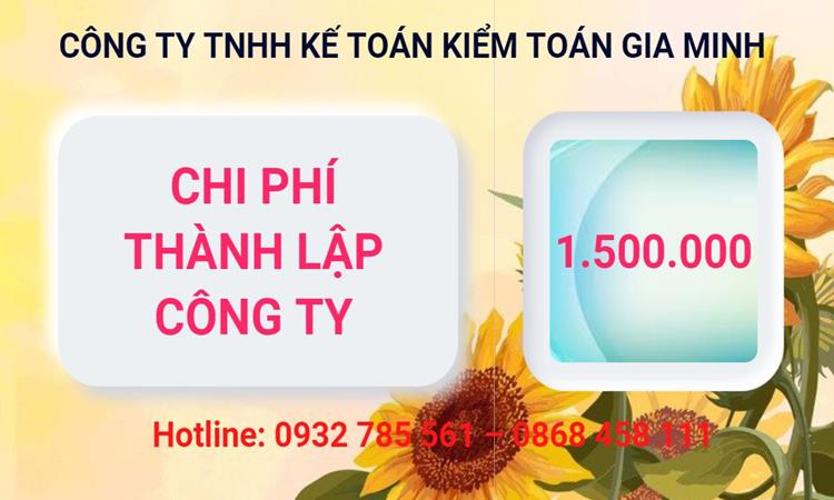 Bảng giá thành lập công ty cổ phần tại Quận Hải Châu