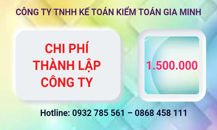 Bảng giá thành lập công ty cổ phần tại TP Đà Nẵng