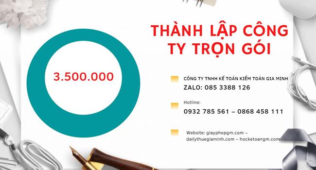Bảng giá thành lập công ty kinh doanh dược phẩm tại Quận Bình Tân