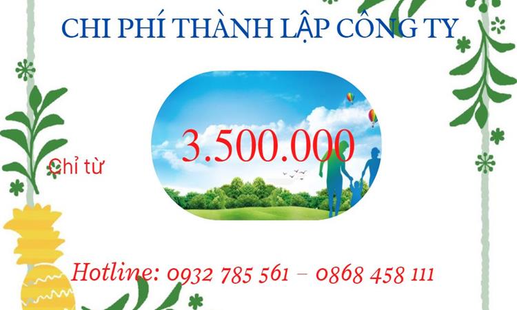 Bảng giá thành lập doanh nghiệp quảng cáo tại Huyện Lý Nhân