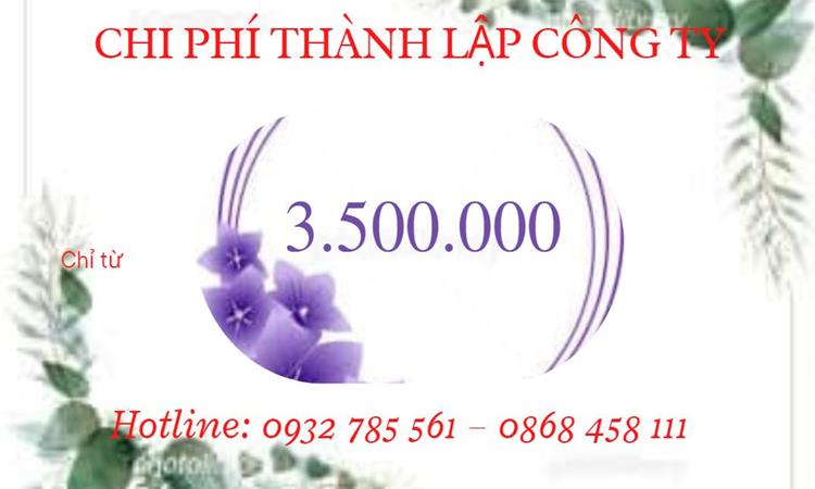 Bảng giá thành lập công ty quảng cáo tại Huyện Phù Cừ