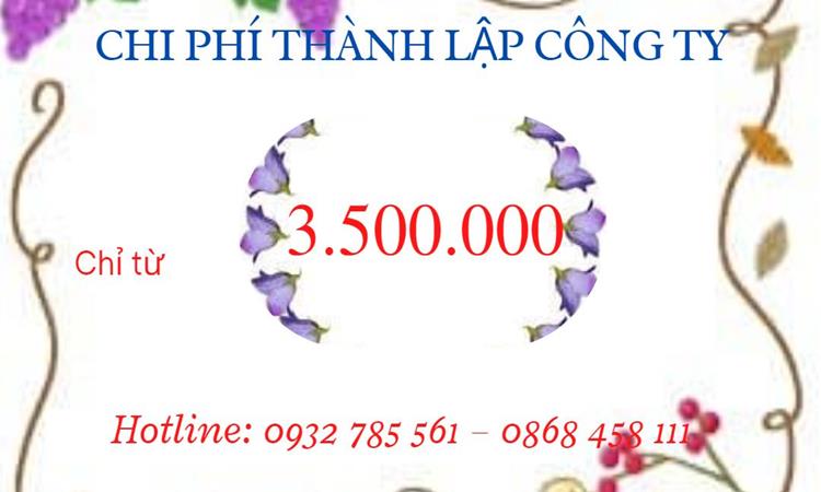 Bảng giá thành lập công ty quảng cáo tại Quận 3