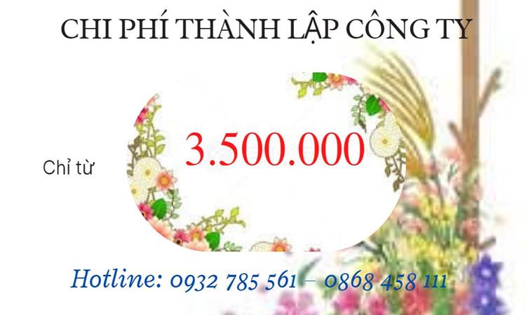 Bảng giá thành lập công ty quảng cáo tại Quận Thành Phố Hồ Chí Minh