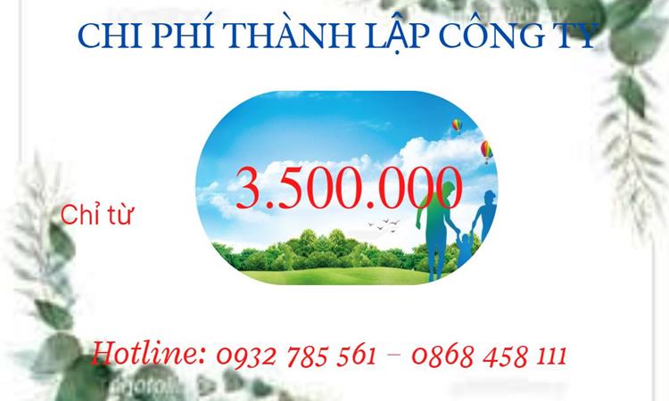 Bảng giá thành lập công ty quảng cáo tại TP Hồ Chí Minh