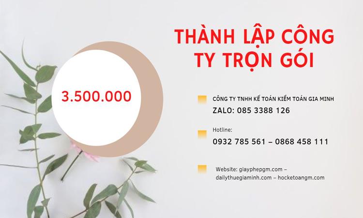 Bảng giá thành lập doanh nghiệp bất động sản tại Bến Tre