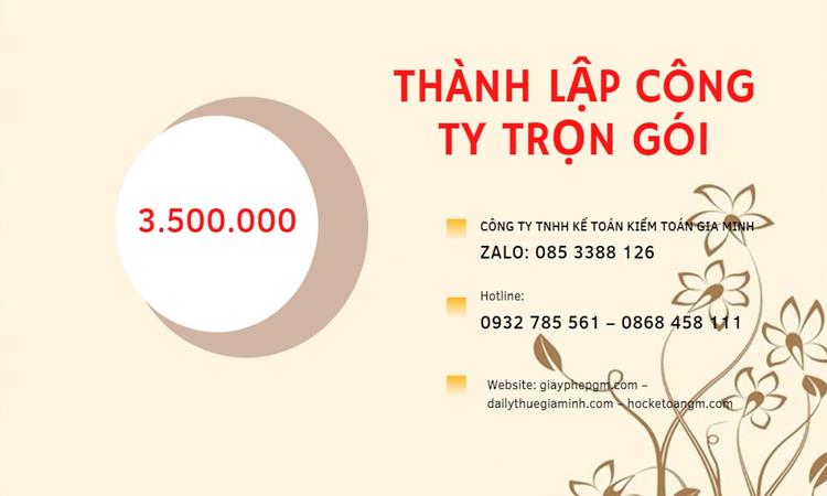Bảng giá thành lập doanh nghiệp bất động sản tại Bình Dương