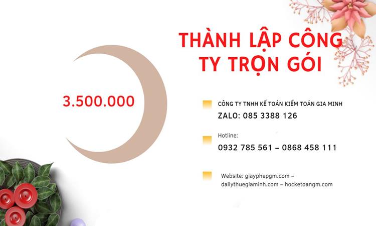Bảng giá thành lập công ty bất động sản tại Bình Phước